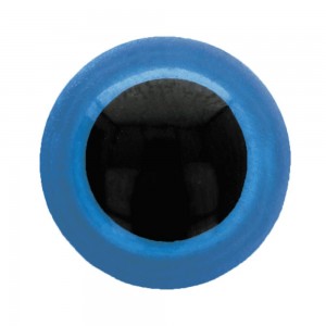 Ochi albastri pentru jucarii cu dispozitiv de siguranta diametru 8 mm - 10 buc. 